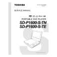 TOSHIBA SDP1600STN Service Manual cover photo