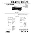 SONY CDX-4050 Service Manual cover photo
