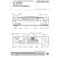 KENWOOD CV751 Service Manual cover photo