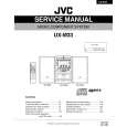 JVC UXM33 Service Manual cover photo