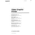 SONY UP-890MD Owner's Manual cover photo