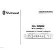 SHERWOOD XA-5300 Owner's Manual cover photo