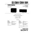 SONY SS-CN64 Service Manual cover photo