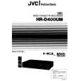JVC HR-D400U Owner's Manual cover photo