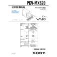 SONY PCVMXS20 Service Manual cover photo