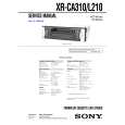 SONY XRCA310 Service Manual cover photo