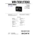 SONY WMFX561 Service Manual cover photo