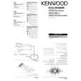 KENWOOD KCA-RC60MR Owner's Manual cover photo