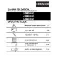 HITACHI 42HDX60 Owner's Manual cover photo
