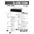 SONY SLC20E/UB Service Manual cover photo