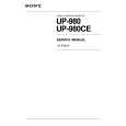 SONY UP-980 Service Manual cover photo