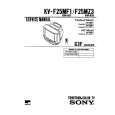 SONY KVK29CF1 Service Manual cover photo