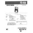 SONY FD40E Service Manual cover photo