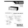 SONY TA5650 Service Manual cover photo