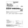 PIONEER CDXM6016ZH EW Service Manual cover photo