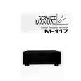 LUXMAN M-117 Service Manual cover photo
