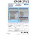 SONY DCRDVD7 Service Manual cover photo