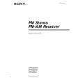 SONY STRDE445 Owner's Manual cover photo