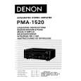 DENON PMA-1520 Owner's Manual cover photo