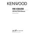 KENWOOD HM-438USB Owner's Manual cover photo