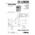 SONY CXLEM200 Service Manual cover photo
