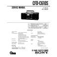 SONY CFD-C610S Service Manual cover photo