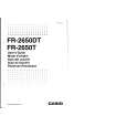 CASIO FR2650DT Owner's Manual cover photo