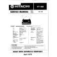 HITACHI HT-660 Service Manual cover photo