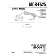 SONY MDR-E525 Service Manual cover photo