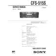 SONY CFS515S Service Manual cover photo