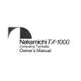 NAKAMICHI TX-1000 Owner's Manual cover photo