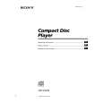 SONY CDP-CX230 Owner's Manual cover photo