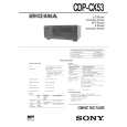SONY CDPCX53 Service Manual cover photo