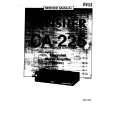 FISHER CA225 Service Manual cover photo