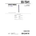 SONY SSTS41 Service Manual cover photo