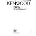 KENWOOD DMSE7 Owner's Manual cover photo