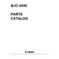 CANON BJC-4550 Parts Catalog cover photo
