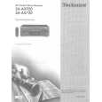 TECHNICS SAAX720 Owner's Manual cover photo