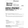 PIONEER KEH-P690/XN/UC Service Manual cover photo