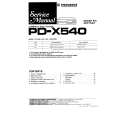 PIONEER PDX-540 Service Manual cover photo