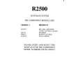 SONY R2500 Owner's Manual cover photo