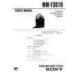 SONY WMF3010 Service Manual cover photo