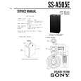 SONY SSA105E Service Manual cover photo