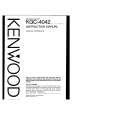 KENWOOD KGC4042 Owner's Manual cover photo