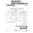 SONY XRS-330SWMK2 Service Manual cover photo