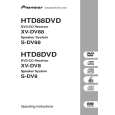 PIONEER XV-DV88/DDRXJ Owner's Manual cover photo