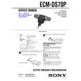 SONY ECMDS70P Service Manual cover photo