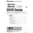 PIONEER DVR-S606/TKBXV Service Manual cover photo