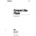 SONY CDP-C245 Owner's Manual cover photo