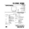 SONY KV-13VM20 Owner's Manual cover photo